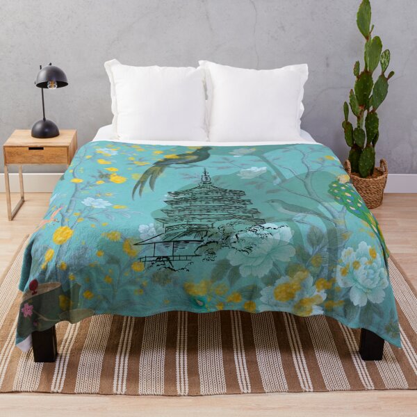 Item preview, Copy of Orange colourful chinoiserie garden designed and sold by Sugar Wisdom .