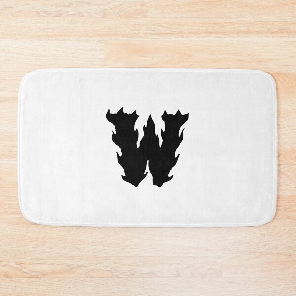 Item preview, Flaming W Letter Monogram –  Black Edition designed and sold by uncoXab.