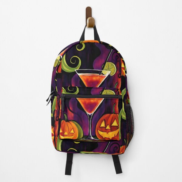 Item preview, Sip Into Halloween Fun with a Lime-Garnished Cocktail and Glowing Jack-o-Lanterns designed and sold by OlfactoART Studio.