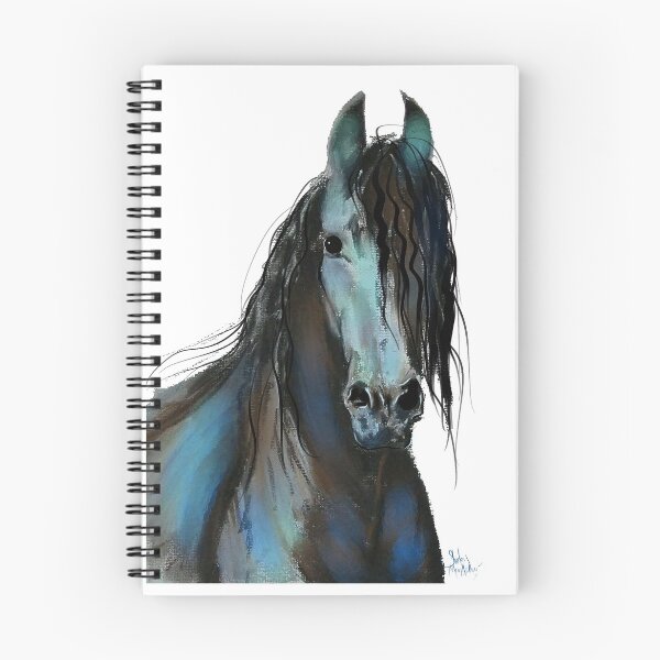 Item preview, BLaCK FRieSiaN HoRSe ' THe ONe ' BY SHiRLeY MacARTHuR designed and sold by Shirley MacArthur Art.