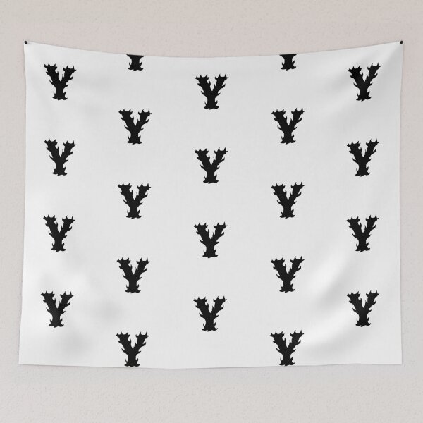 Item preview, Flaming Y Letter Monogram –  Black Edition designed and sold by uncoXab.