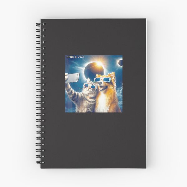 Item preview, Cat-And-Dog-Selfie-With-Solar-2024-Eclipse-Wearing-Glasses-(2) designed and sold by flankaocau.