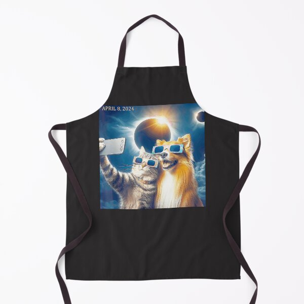 Item preview, Cat-And-Dog-Selfie-With-Solar-2024-Eclipse-Wearing-Glasses-(2) designed and sold by flankaocau.