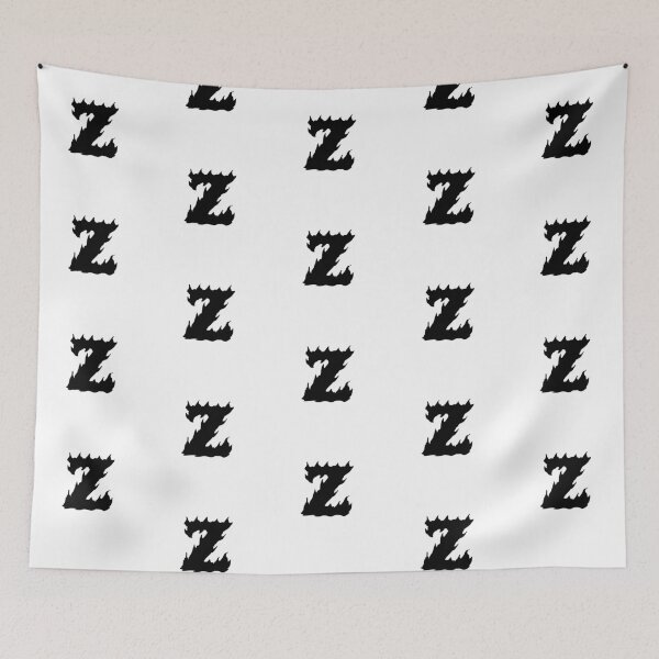 Item preview, Flaming Z Letter Monogram –  Black Edition designed and sold by uncoXab.