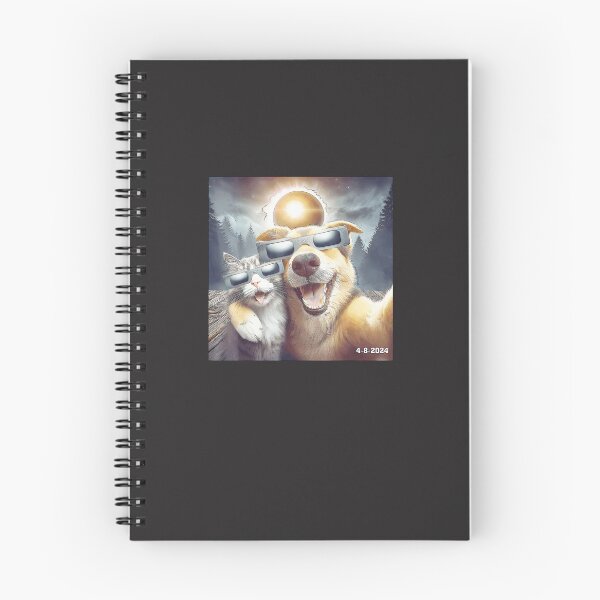 Item preview, Cat-And-Dog-Selfie-With-Solar-2024-Eclipse-Wearing-Glasses designed and sold by flankaocau.