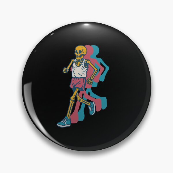 Item preview, Funny Running Skeleton Cartoon designed and sold by TeeARTHY.