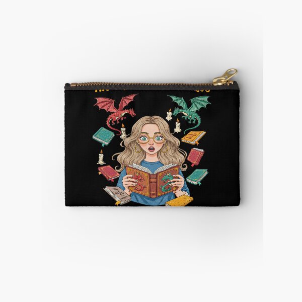Item preview, Fantasy Bookworm Girl with Dragon Lovers Club designed and sold by TeeARTHY.