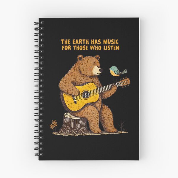 Item preview, Bear Playing Guitar The Earth Has Music designed and sold by TeeARTHY.