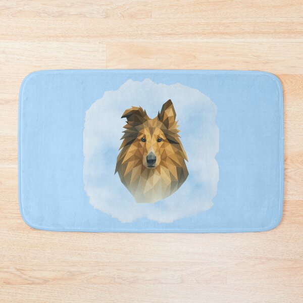 Item preview, Geometric Collie Dog Portrait designed and sold by GeoWild Designs.