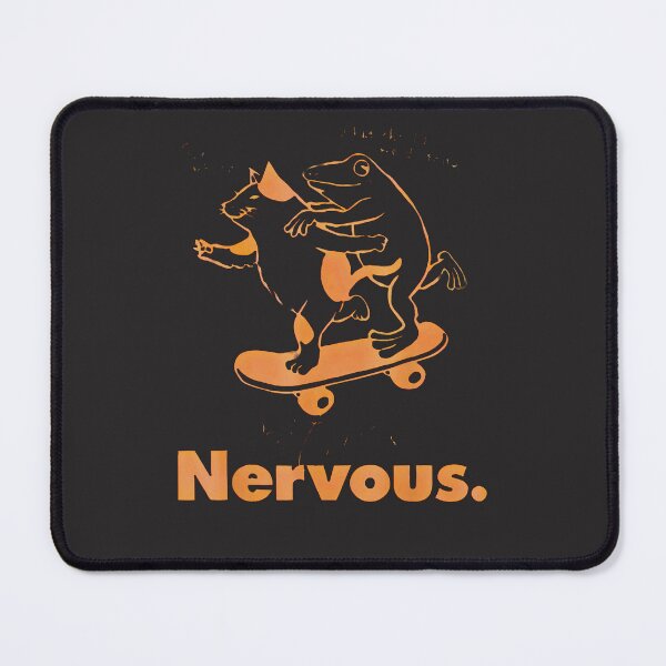 Item preview, Cat-And-Frog-Skateboard-Don'T-Be-So-Nervous-Retro designed and sold by flankaocau.