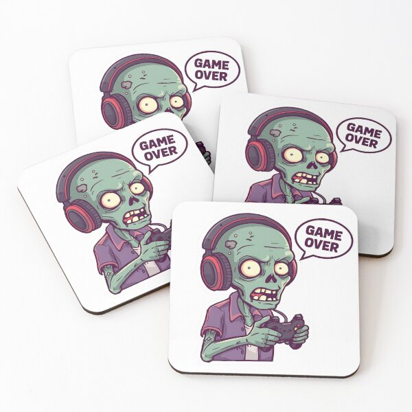 Item preview, Zombie Gamer – Game Over Creepy Funny Halloween Design designed and sold by Activity01.