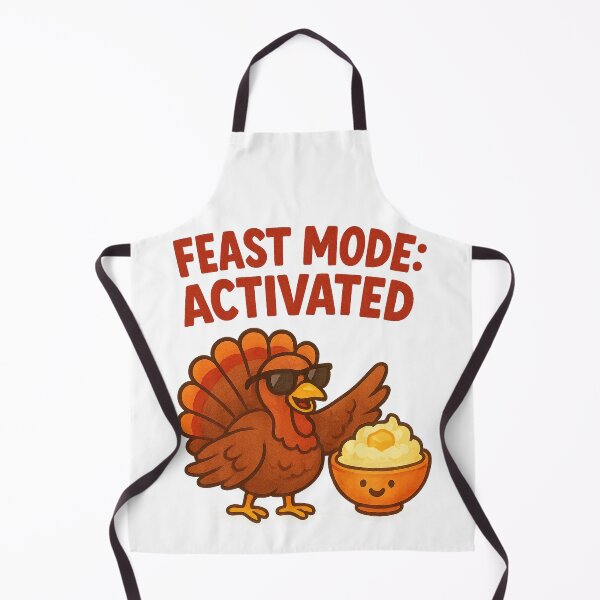 Item preview, Feast Mode Activated – Funny Thanksgiving Food Design designed and sold by NovaMoodCo.