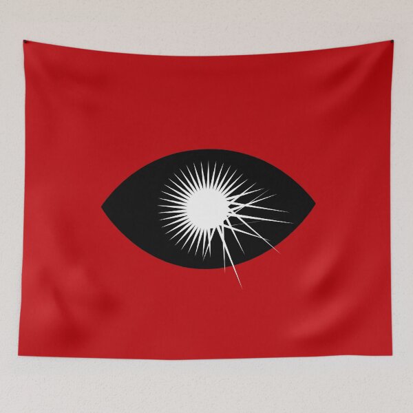 Item preview, Black Eye with White Spikes – Acid Minimalism designed and sold by Spiked Under Vision.