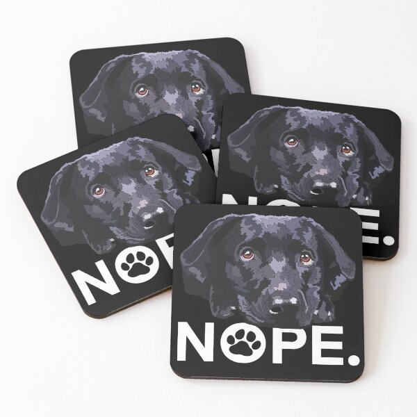 Item preview, Nope Black Lab Dog designed and sold by Just-Arts-4U.