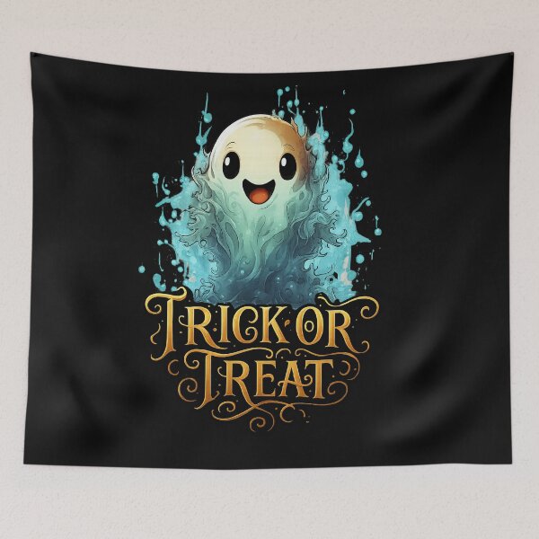 Item preview, Cute Ghost Splashing Trick or Treat Design designed and sold by Daagath.