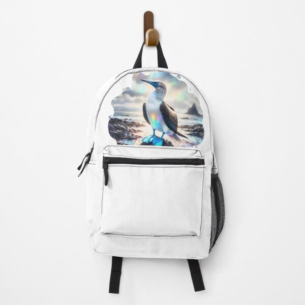 Item preview, Blue-Footed Booby on Volcanic Rocks designed and sold by RubisLeaf.
