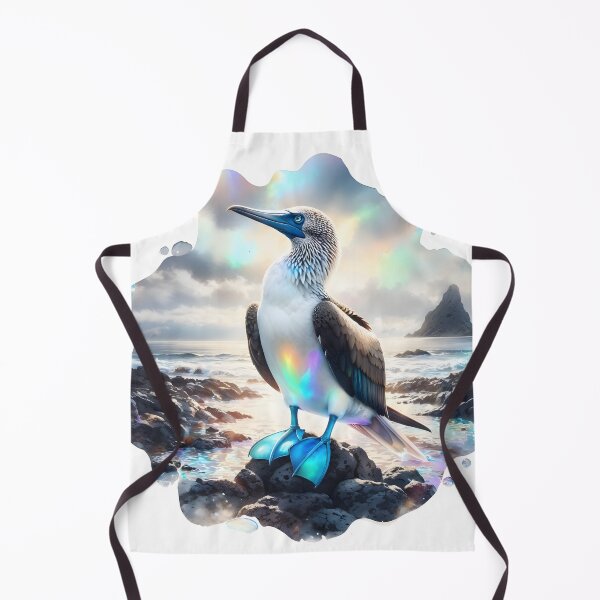 Item preview, Blue-Footed Booby on Volcanic Rocks designed and sold by RubisLeaf.