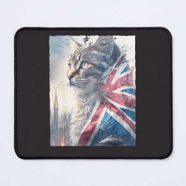 Item preview, Cat-And-Great-Britain-Flag designed and sold by flankaocau.