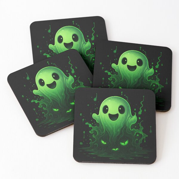 Item preview, Cute Slime Ghost with Hidden Evil Faces designed and sold by Daagath.
