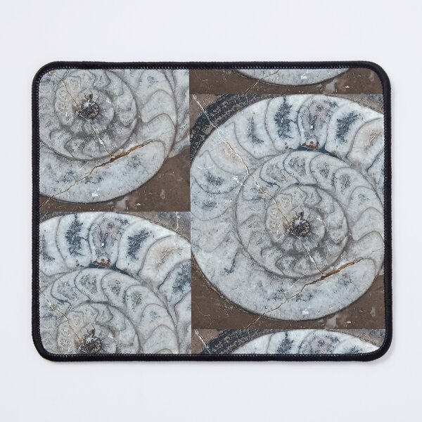 Item preview, Ancient Ammonite Fossil Spiral Stone Pattern designed and sold by PEACELOVERSART.