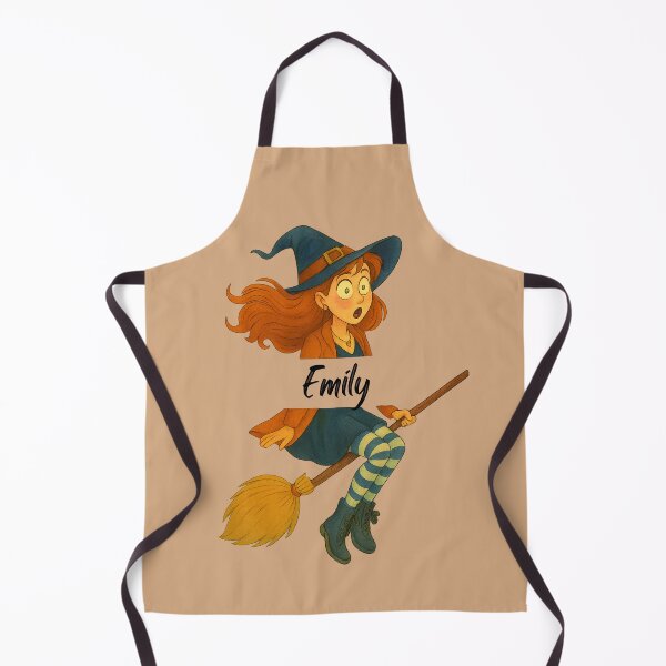 Item preview, Emily Name Customized Halloween Cute Witch designed and sold by Our Bible Journey.