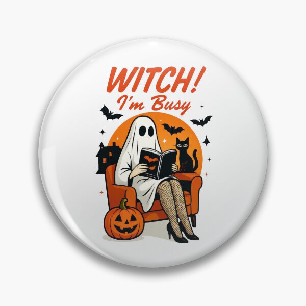 Artikelvorschau, Hexe, ich bin beschäftigt, Pinup Ghost Reader entworfen und verkauft von CleanDecor.
