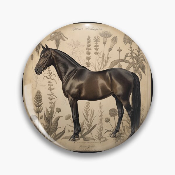 Item preview, Friesian as a Vintage Botanical Illustration designed and sold by Friesian-Fan-S.