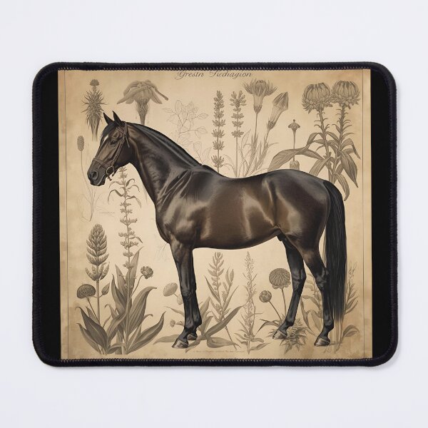 Item preview, Friesian as a Vintage Botanical Illustration designed and sold by Friesian-Fan-S.