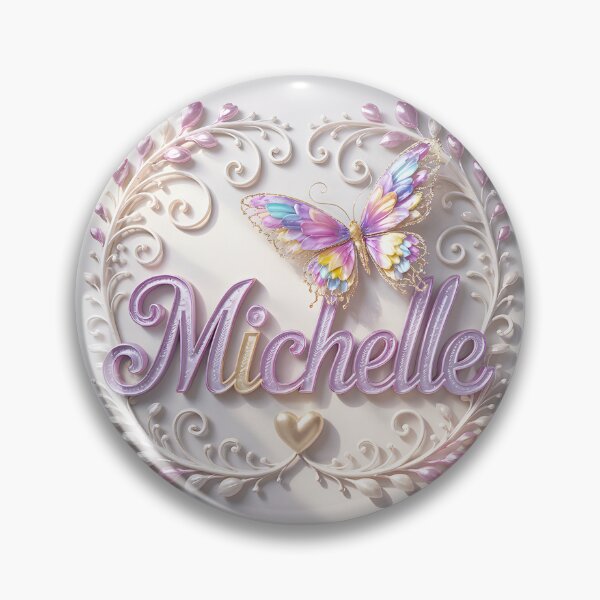 Item preview, Michelle Butterfly Name Art designed and sold by Timothy Long.