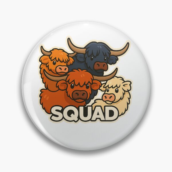 Item preview, Highland Cow Squad designed and sold by BrightwayCo.