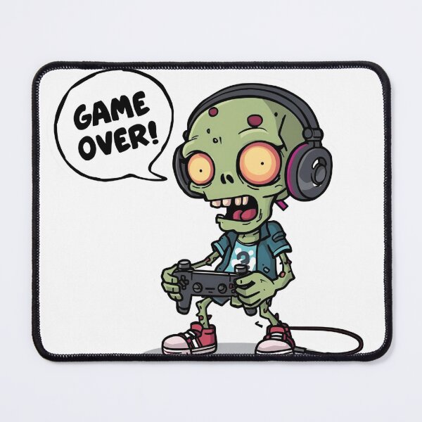 Item preview, Funny Zombie Gamer – Game Over Halloween Gaming Design designed and sold by Activity01.
