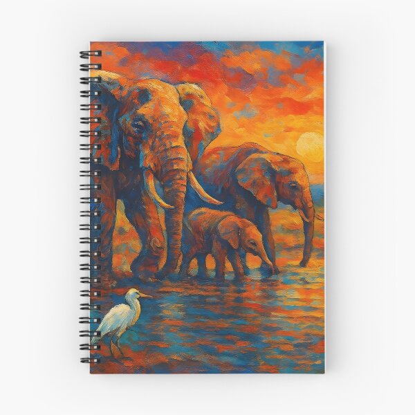Item preview, Glimpses of the Savanna - Elephant Family designed and sold by BreezyDawnDesigns.