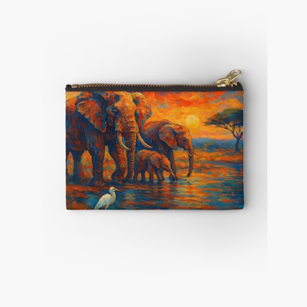 Item preview, Glimpses of the Savanna - Elephant Family designed and sold by BreezyDawnDesigns.