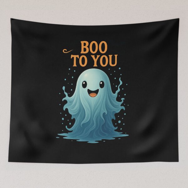 Item preview, Happy Ghost Saying Boo to You designed and sold by Daagath.