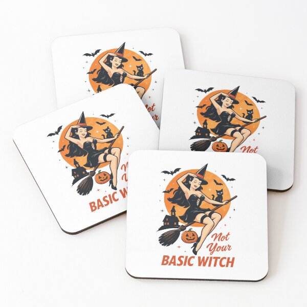 Item preview, Not Your Basic Witch Pinup Retro designed and sold by CleanDecor.