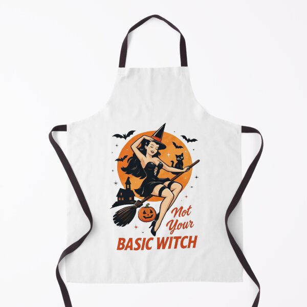 Item preview, Not Your Basic Witch Pinup Retro designed and sold by CleanDecor.