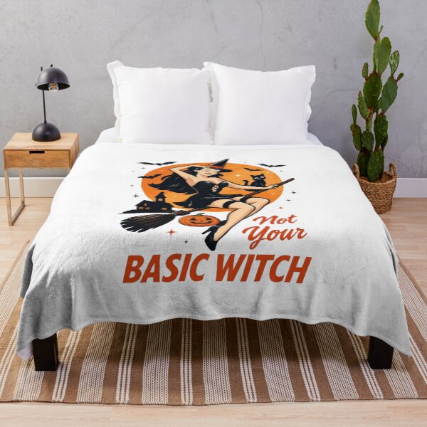 Item preview, Not Your Basic Witch Pinup Retro designed and sold by CleanDecor.