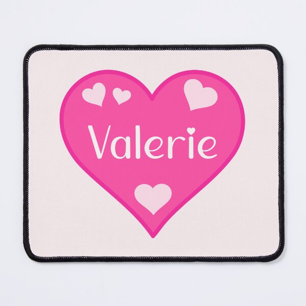 Item preview, Valerie Name Pink Heart designed and sold by Jeallan Designs.