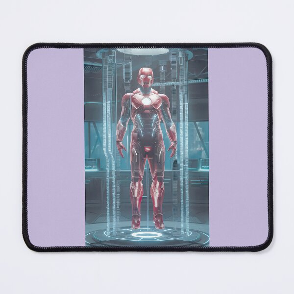 Item preview, Red Tech Suit Hero Hologram Art designed and sold by Timothy Long.