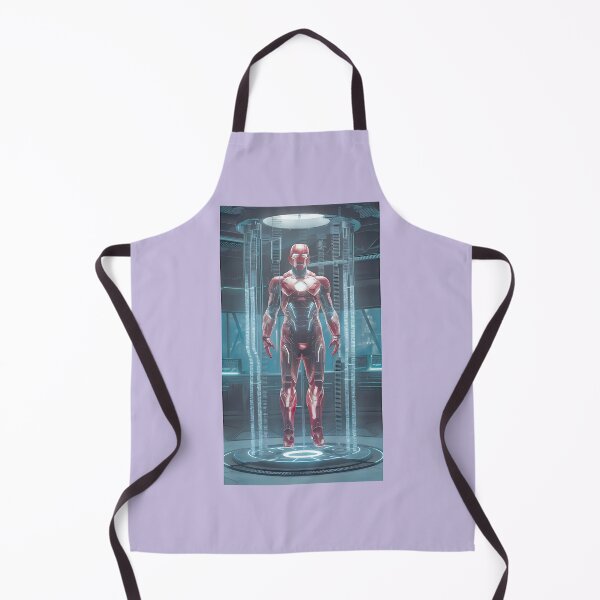 Item preview, Red Tech Suit Hero Hologram Art designed and sold by Timothy Long.