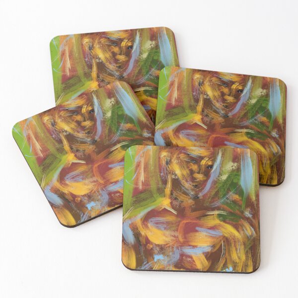 Item preview, Man selfie abstract painting  designed and sold by nickardi.