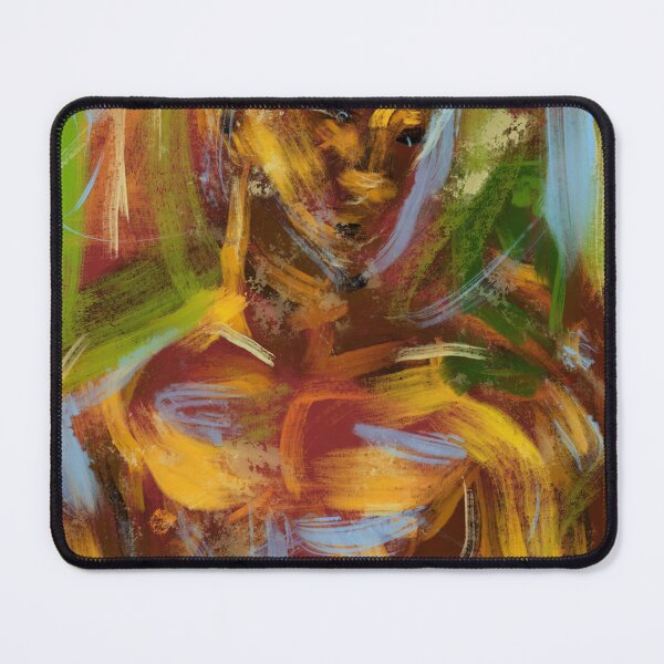 Item preview, Man selfie abstract painting designed and sold by nickardi.