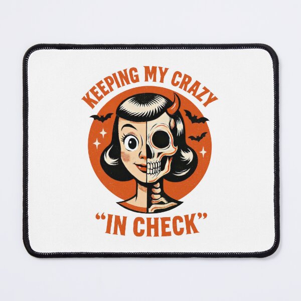 Item preview, Keeping My Crazy Retro Pinup Design designed and sold by CleanDecor.