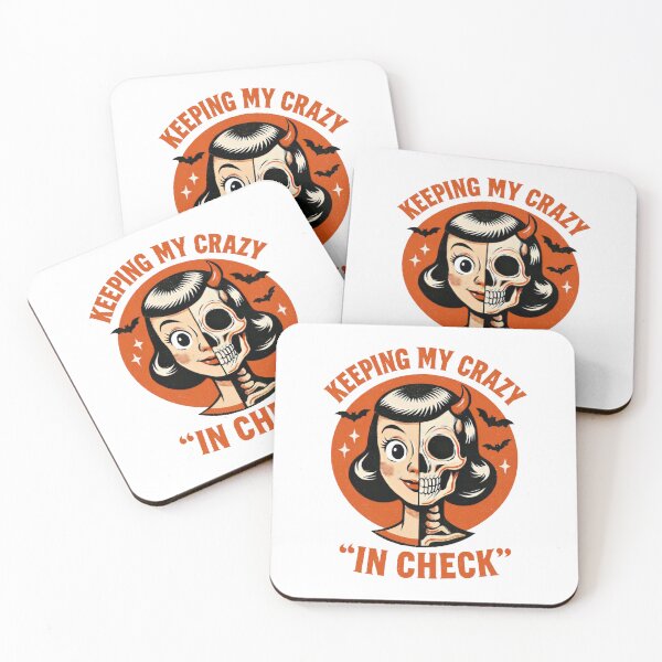 Item preview, Keeping My Crazy Retro Pinup Design designed and sold by CleanDecor.