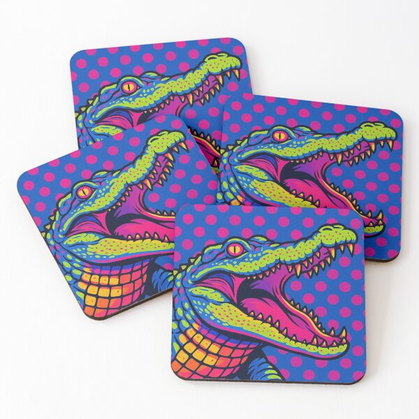 Item preview, colorful cute crocodile designed and sold by Dogandesighn.