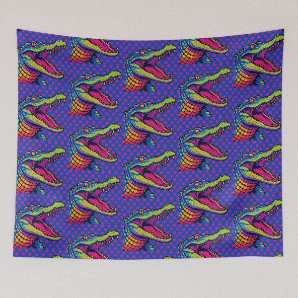 Item preview, colorful cute crocodile designed and sold by Dogandesighn.