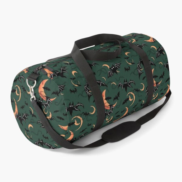 Item preview, Bats and Spooky Moons Pattern - Dark Wicked Green designed and sold by Daniel Bevis Design.