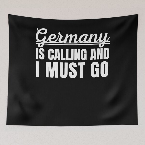 Item preview, Germany is calling and I must go traveler tourist vacation designed and sold by snowry.