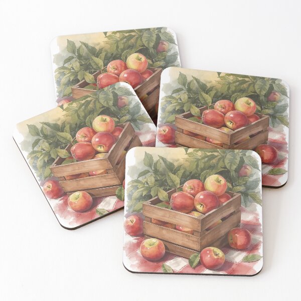 Item preview, Orchard Harvest – Cottagecore Apple Crate designed and sold by Deezyned.