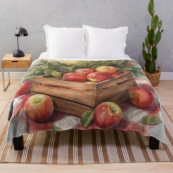 Item preview, Orchard Harvest – Cottagecore Apple Crate designed and sold by Deezyned.